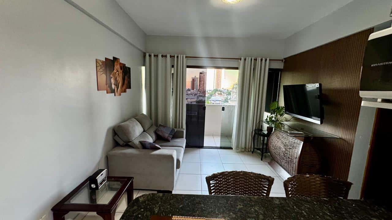 Apartamento 2 quartos mobiliado , Setor Bueno, com area de lazer completa.