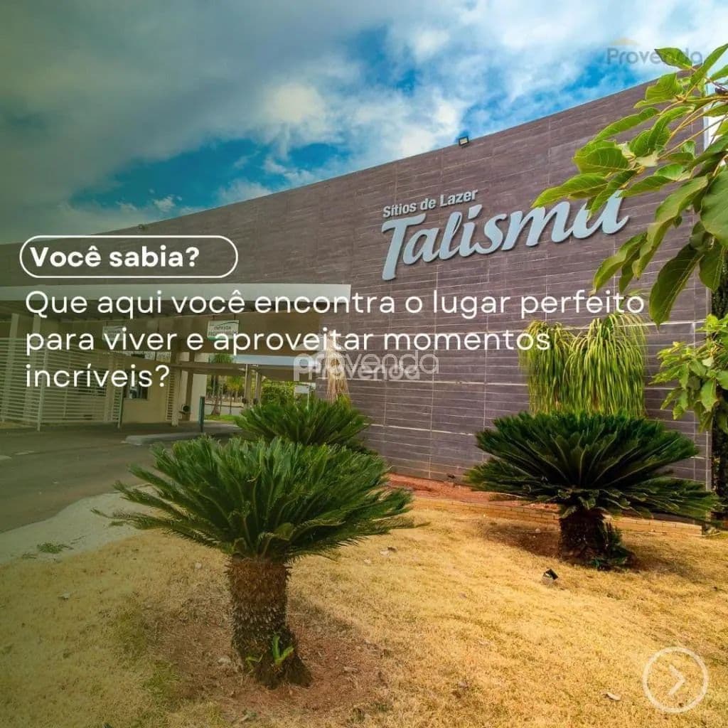 LOTE NO RESIDENCIAL TALISMÃ, GOIÂNIA-GO